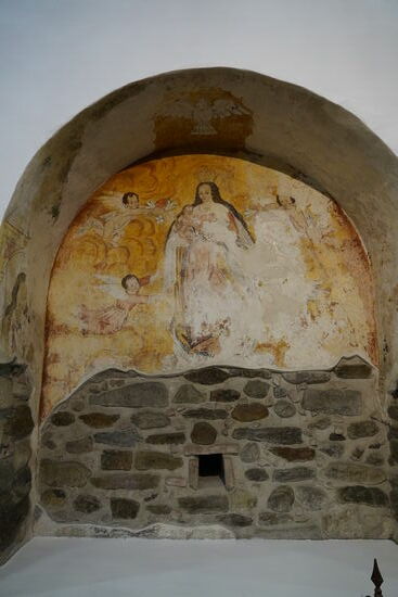 Immer wieder stößt man auf Original-Malereien, die mehrere Hundert Jahre alt sind.