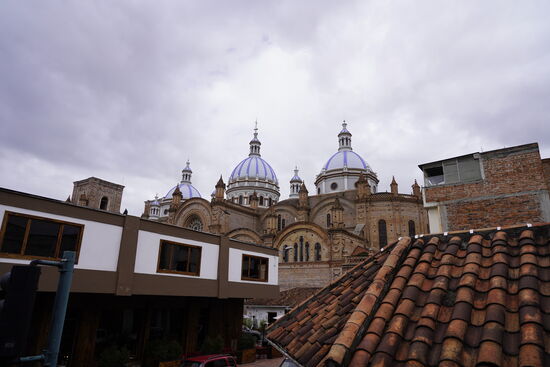 Noch einmal der Blick auf die Kathedrale. Sie ist sehr dominant und bestimmt das Stadtbild.