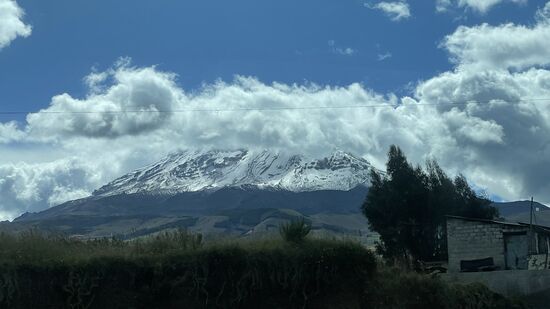 Ein letzter Blick auf den höchsten Berg dieser Region