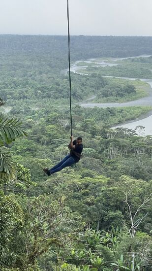 Ich wollte hier auch noch schaukeln, aber die Wartezeit war zu lang