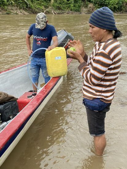Tanken und kleine Pause unterwegs