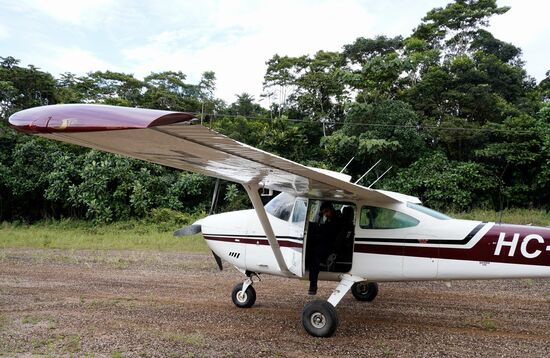 Nach einer Schleife landet er