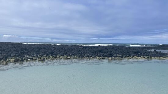 Ein paar Meter weiter ist diese Bucht