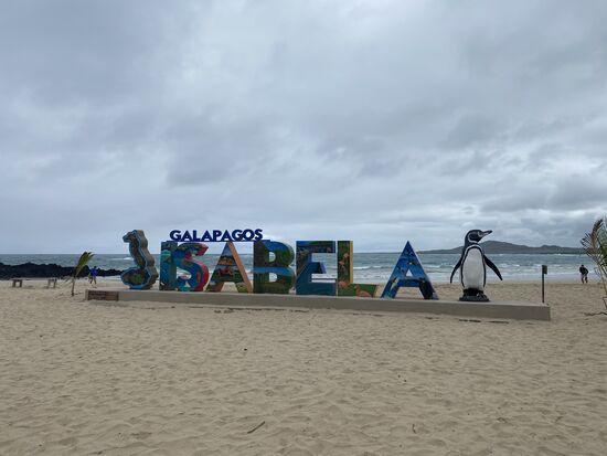 Puerto Vilamil hat  auch einen schönen Strand