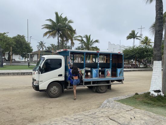 So fährt man hier durch den Ort