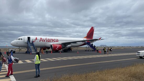 Der Flieger ist nur halb voll