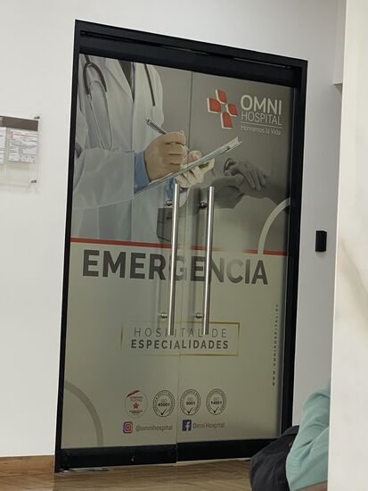 Hier hinter ist Thomas verschwunden