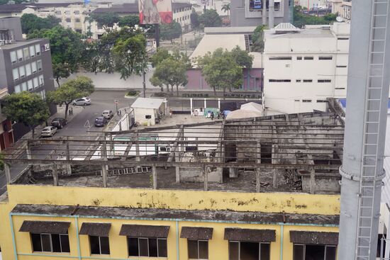 Sieht aus, wie nach einem Bombenanschlag…