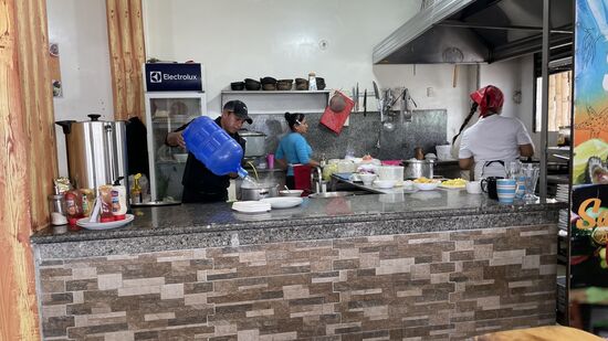 Die meisten sind mit offener Küche