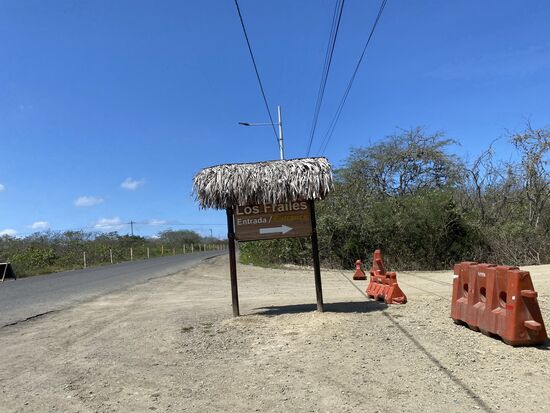 Nur wenige Meter hinter unserem Hotel geht es zum NP