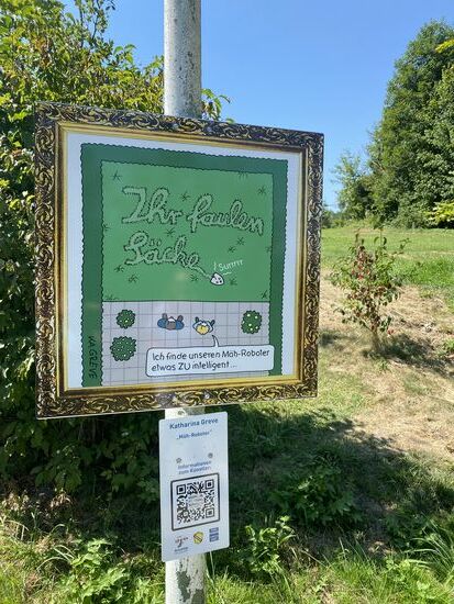 Dieser Humorparcours wird angelegt im Rahmen des Humorfestivals Bernried und ist eine Veranstaltung der Initiative des Forum Humor und komische Kunst e.V.