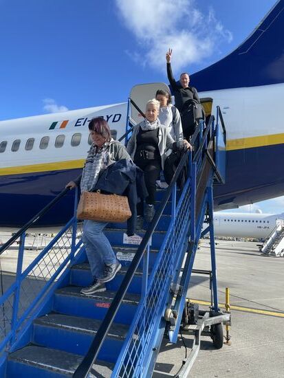 Juhu! Landung in Dublin