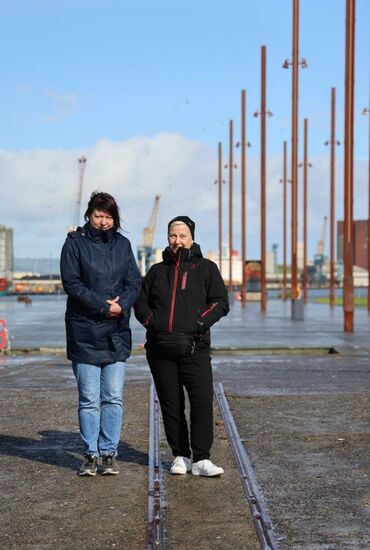 An dieser Stelle  war der Stapellauf der "Titanic" am 10.04.1912