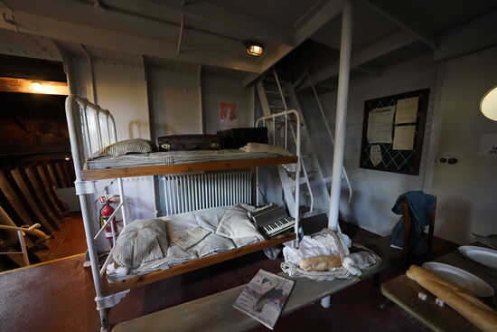 Kabine der Besatzung...