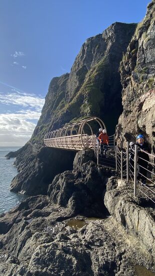 ...ist aber in Wirklichkeit nicht so spannend wie der Steig bei Malaga