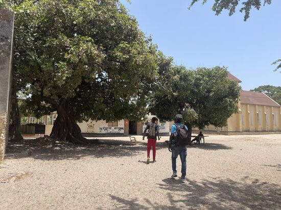 Dann sind wir auf der Insel „Carabane“