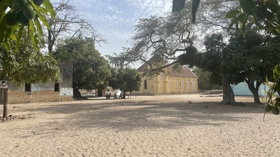 Letzter Blick auf das Dorf