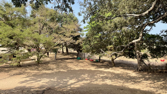 Zum Saison-Ende findet hier immer ein Fest statt, mit Sumo-Ringen und Wrestling