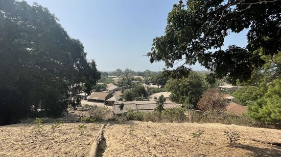 Schöner Ausblick—Diembering wurde auf Sanddünen gebaut