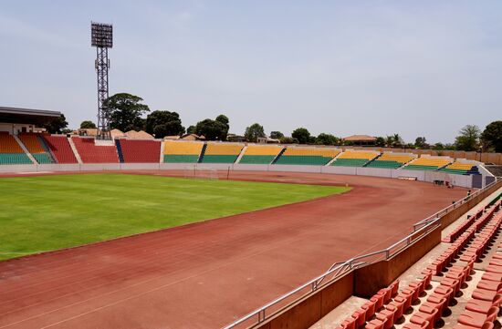 Das Stadion macht einen guten Eindruck. Es spielt hier die Nationalmannschaft und die Mannschaft von Bissau