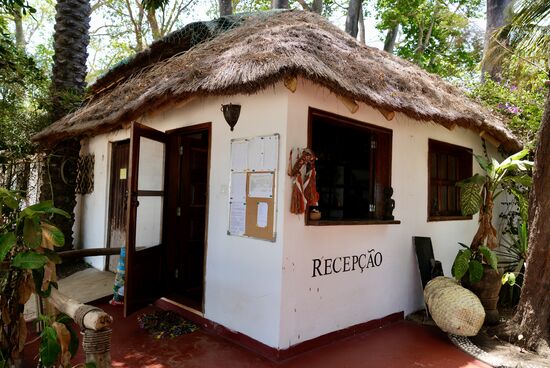 Selbst eine kleine Rezeption gibt es hier.