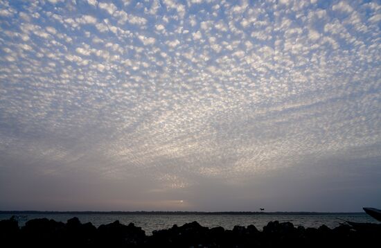 Mit dem Geräusch der Wellen wird man in den Schlaf getragen..