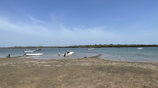 Ein letzter Blick und winken, dann gehts Richtung Bissau
