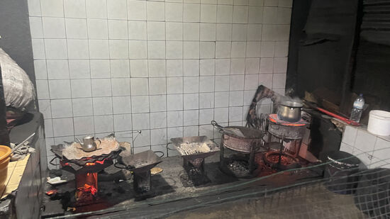 Ein Blick in die Küche….