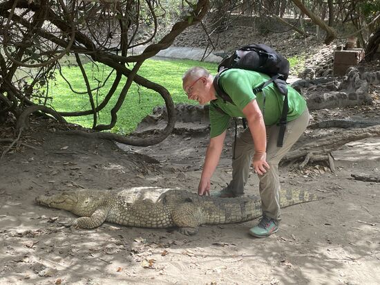 Offensichtlich ist er/sie nicht kitzelig.