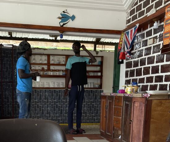 Viele Gambianer sind extrem schlank…