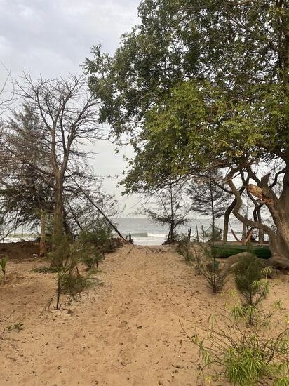 Es gibt direkten Strandzugang und kein Mensch ist weiter da