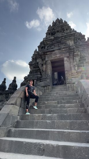 Was die können, kann ich auch. Also hoch ….