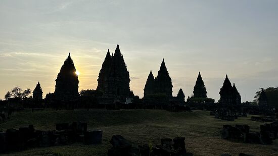 Und die Sonne neigt sich zum Horizont