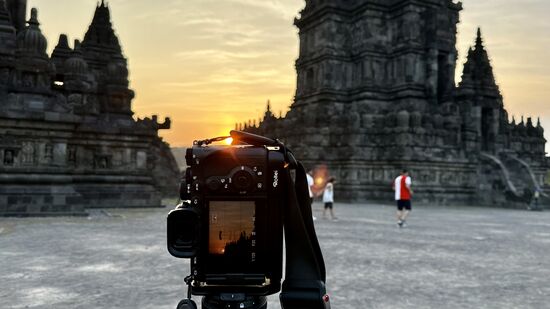 Photographer at work