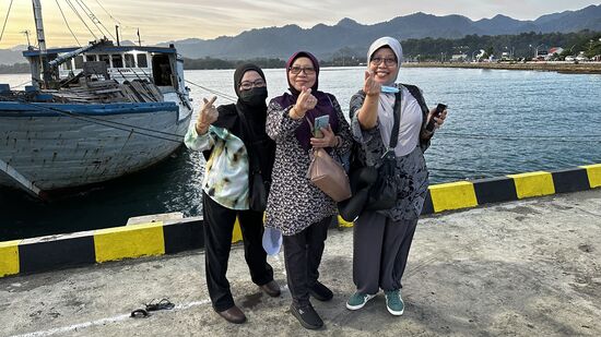 Die 3 lustigen Damen aus Singapur…