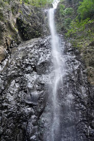 Der Wasserfall führt nicht sehr viel Wasser, aber für diese Jahreszeit ist das nicht ungewöhnlich.