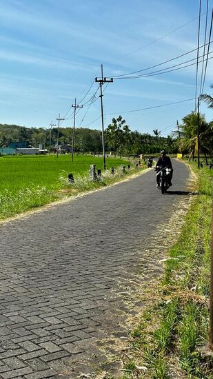 Teilweise ist der Weg ja ganz gut—aber trotzdem frage ich bei Yana wegen einer Auto-Tour für Sonntag an. Sie antwortet spontan, dass es geht: Mr. Haris wird fahren…