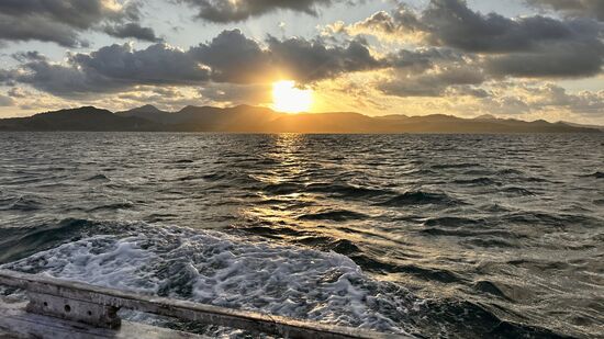 Ein schöner Tag geht zu Ende…