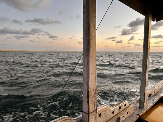 Teilweise ist der Wellengang SEHR heftig….
