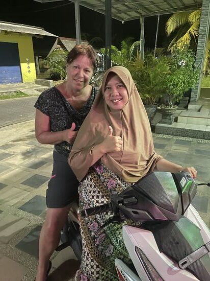 Ich wurde von der einen Tochter des Käptns gefahren