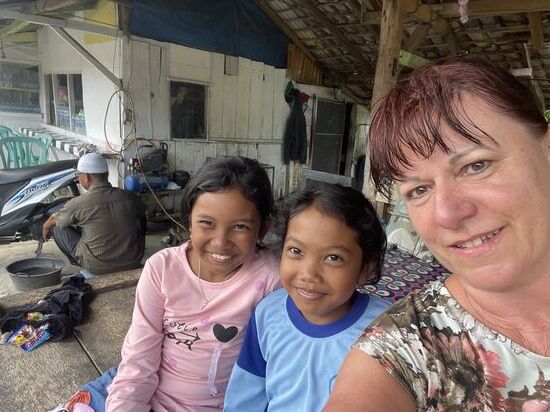 Die beiden Mädels waren erst schüchtern und dann tauen sie aber auf