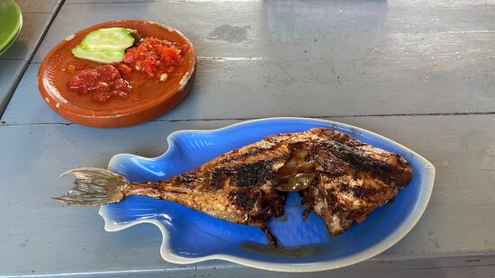 Den ich dann gegrillt serviert bekomme