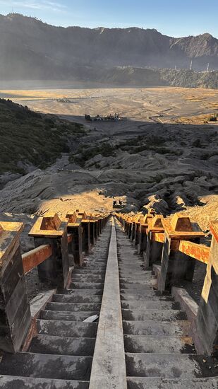 Und hier müssen wir wieder runter 