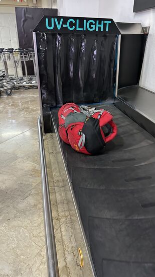 Gepäck ist auch da….