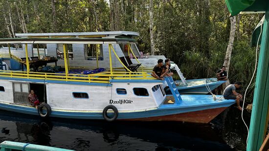 Hier wartet die Crew auf ihre Gäste.