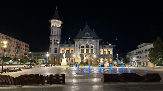 Von unserer Suite im 4. Stock genießen wir diesen tollen Ausblick auf das Rathaus