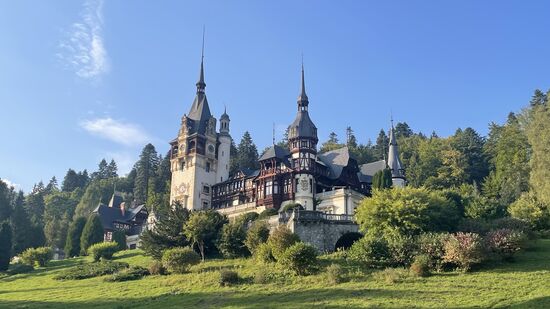 Schloss Peles….ein ehemaliges Königsschloss aus dem 19.Jahrhundert von König Carol dem 1, welches er als Sommerresidenz nutzte