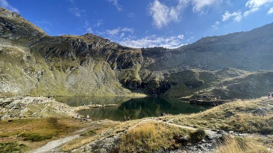 Am Nachmittag erreichen wir den Balea-See