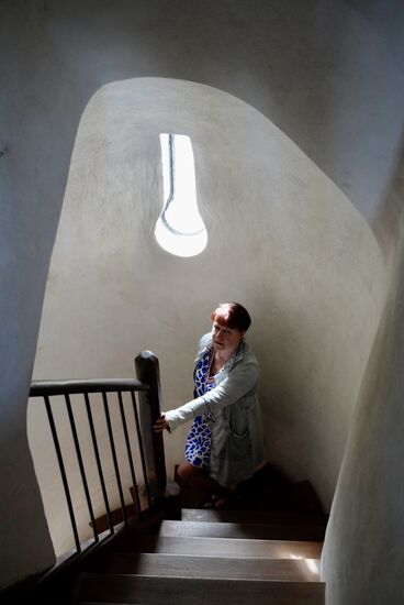 …und wieder hinunter…