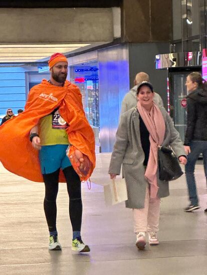 Später treffen wir uns dann beim Hotel wieder…